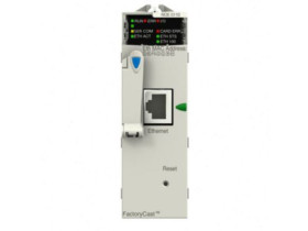 Modicon X80 moduł komunikacyjny Ethernet karta pamięci flash 1 x RJ45 10/100 wewnętrzny RAM 16 Mb BMXNOE0110 SCHNEIDER ELECTRIC