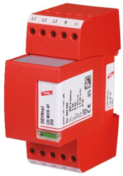 Ochronnik przeciwprzepięciowy modularny 440 V AC na szynę DIN Dehn Ogranicznik przepięć 8kA