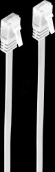 SP712-SLW Cat.6 flat cable U/UTP, slim, white, 2m