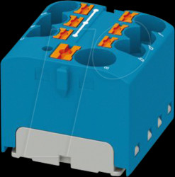 3273858 Distributor block PTFIX, 10/6x4, blue
