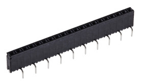 Samtec Gniazdo PCB BCS 20 -pinowe 1-rzędowe raster: 2.54 mm Otwór przelotowy Taśma z gniazdami Lutowie Prosty