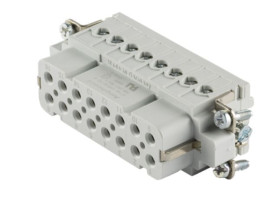 Wkładka złącza zasilania 16-pinowe Amphenol Industrial 16A 250 V Żeński