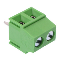 2-Way 3.81mm PCB Terminal Block Green 10A 150V