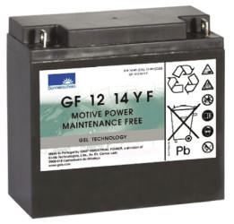 Uszczelniony akumulator kwasowo-ołowiow 15Ah Sonnenschein 167 x 181 x 76mm 12V