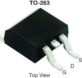 MOSFET N-kanałowy 100 A D2PAK (TO-263) 40 V SMD Pojedynczy 150 W 4 miliomy
