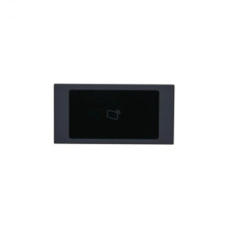 Moduł: czytnik kart (Unique, 125kHz), anodyzowany panel z aluminium, IP65, IK07, przeznaczony dla serii VTO4202F-X, czarny, DAHU