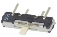 PSM13G4 Przełącznik suwakowy 1 sekcja, 3 pozycje, pionowy