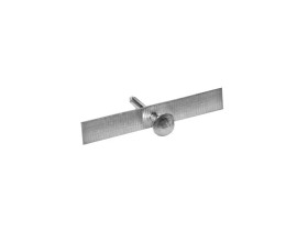 Taśma aluminiowa cięta 60 mm z gwoździem 3x30 mm /1kg/ TA-Cg-60/1 /271szt./