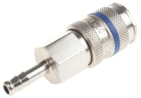 Szybkozłączka pneumatyczna, materiał Stal, RS PRO CEJN 320, JWL 520, JWL 530, Legris, Parker PEF, Rectus 25, Rectus 26,