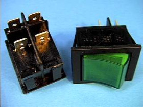 Przełącznik MK-621 KCD2-201N 230V AC podświetlany ON-OFF