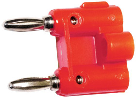Złącze męskie bananowe Mueller Electric BU-00247-2 BU-00247-2 Długość: 41.148 mm czerwony 1 szt.