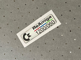 ReAmiga 1200/060 Holo badge silver