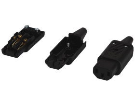 Wtyk IEC audio Schurter