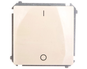 Simon Basic Łącznik dwubiegunowy, szybkozłącza, beżowy BMW2.01/12