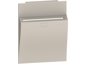 LIVING NOW Plakietka łącznika hotelowego - 2 moduły - piaskowy beż KM22M2 LEGRAND