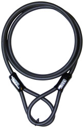 Kasp K4551018D Zapięce rowerowe, pętla Linka do zapiecia na uchwycie