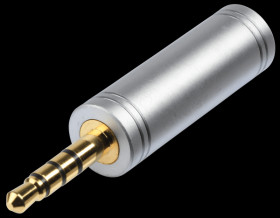 1103098 audio plug to jacket, 3,5mm, stereo