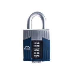 Squire WARRIOR COMBI 65 Warrior High-Security Open Shackle Combi Padlock 65mm