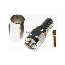 SMA-RP / wtyk RSMA zaciskany RG58