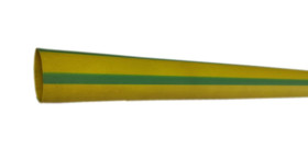 Rura termokurczliwa cienkościenna, odcinki 1m, CR 25,4/12,7 żółto-zielona, 427583