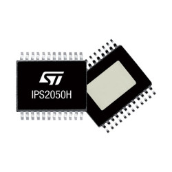 IPS2050HTR High efficiency, high-side switch with extended diagnostics and smart driving for capacitive loads