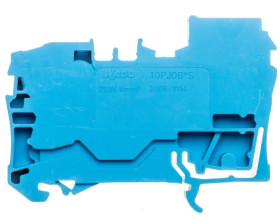 Złączka 1-przewodowa 6mm2 do przewodu neutralnego niebieska TOPJOBS 2006-7114 /50szt./