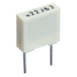 Kemet R82DC3220AA60K 220nf 10% 63V 5mm Polyester Box Capacitor