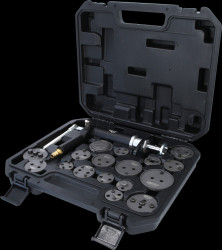 150.2000 Brake piston wind back tool set, 18 pieces