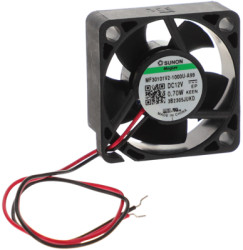 DC axial fan, 12 V, 30 x 30 x 10 mm, 7.82 m³/h, 20 dB, vapo, SUNON MF30101V2-1000U-A99