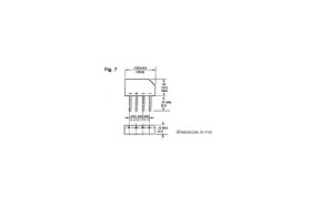 Any brand GELIJKRICHTER 250V-1.5A (B250C-2300-1500)