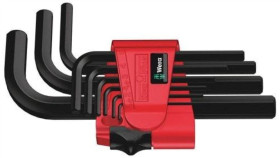 Zestaw Kluczy Trzpieniowych 950/9 Krótkich Black Laser,9Szt.