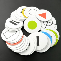 Ozobot - dodatkowe krążki matematyczne do maty kodowania - 35szt