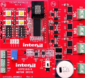 Płyta rozszerzeń Renesas Electronics Sterownik półmostkowy Płytka ewaluacyjna