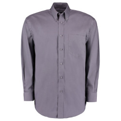Shirt Oxford Long Sleeve Charcoal Grey