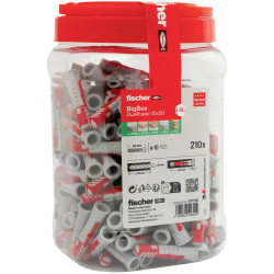 Fischer 570550 DuoPower Dowel Set 50 mm10 mm210pcs high grip