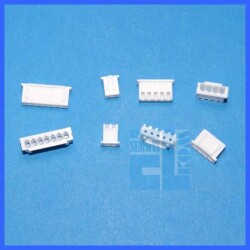 ZŁĄCZE 2-PIN HG-02 OBUDOWA ŻEŃSKA BIAŁA 2,50mm
