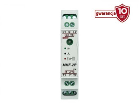 Przekaźnik zaniku i asymetrii faz, kontrola styków, 1P MKF-2P