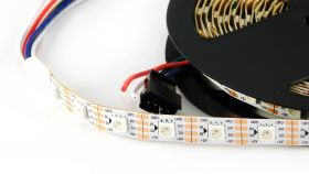 Taśma LED RGB WS2813, 5V, biała, 60/m, IP30