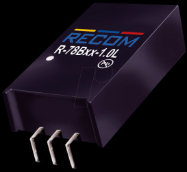 80099232 DC/DC converter R78B, 20-32 Vin, single, 15 Vout, 1 A, SIP-3L