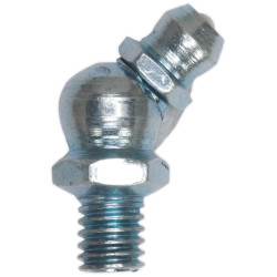 Sealey GNI11 Grease Nipple 45&#xB0; 1/8&quot;BSP Gas Pack of 25