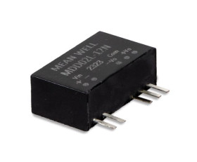 Przetwornica DC-DC, 2W, Uwe 4,5 → 5,5 V DC, Uwy 15V dc, Iwy 7 → 67mA, MEAN WELL