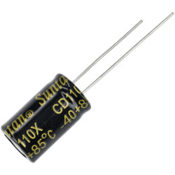 Suntan TS13DE1A222MSB0B0R 2200uF 10V &#x2B;/-20% 10*17mm P:5mm Radial Alum Elec Cap