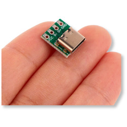 Moduł Gniazdo USB-C USB 2.0 Breakout o rastrze 2.54mm do prototypowania