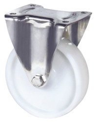 Koło samonastawne średnica kabla 100mm Płyta Tente 200kg wysokość całkowita 128mm