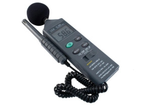 Miernik parametrów otoczenia DT-8820 natężenie oświetlenia, wilgotność powietrza, temperatura oraz natężenie dźwięku. DT-8820