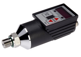 Czujnik ciśnienia śr: 38mm dł: 122mm 0-400bar 12-32V DC G1/4 cala 2xPNP NC/NO złącze wtykowe M12 4-pin IP65 DW353116