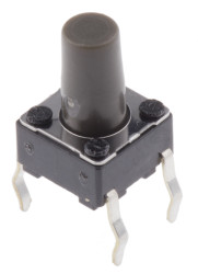 Klosz do przycisku dotykowego SPST 50 mA przy 12 V DC 9.5mm 9.5mm Montaż powierzchniowy