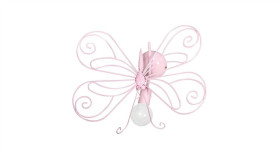 Kinkiet Motyl 2 Pink 1Xe27 Mlp3931 Milagro