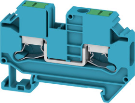 Through terminal block, snap-in, 6.0 mm², 41 A, 8 kV, blue, 3037390000