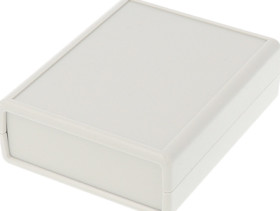 ABS device enclosure, (L x W x H) 95 x 76 x 30 mm, light gray (RAL 7035), IP54, 1593BBGY